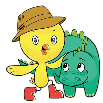 Chirp with dinosaur friend