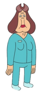Clarence character Nurse Tacker