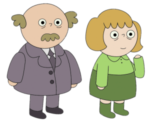 Check out this transparent Clarence characters Mr and Mrs Dahmer PNG image