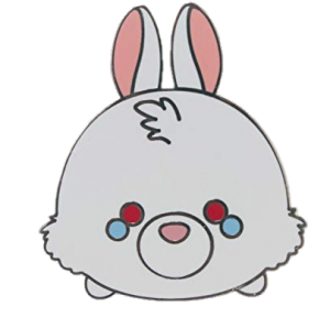 Disney White Rabbit Tsum Tsum Pin