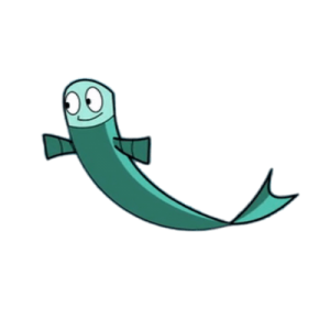 Fishtronaut character Fibbing Fishy