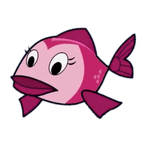 Fishtronaut character Rosy Barb