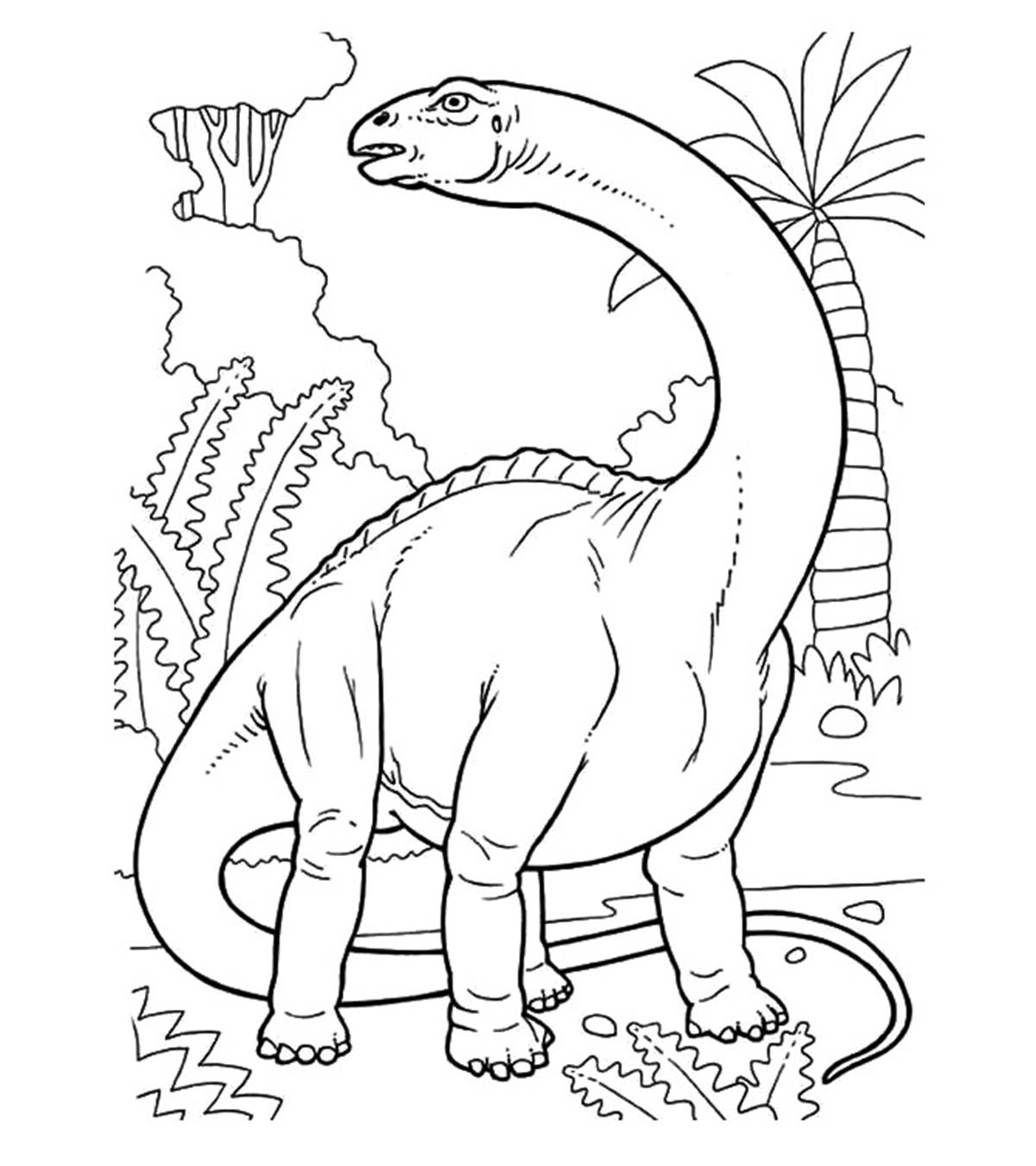 Ocean Dinosaur Coloring Pages