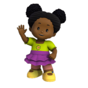 Little People character Tessa waving