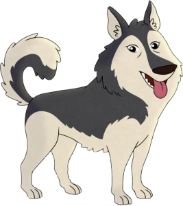 Molly of Denali character snowdog