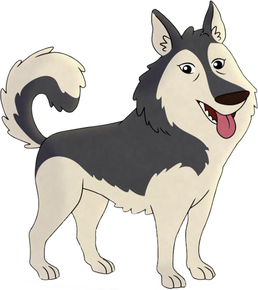 Molly of Denali character snowdog