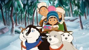 Molly of Denali on sleigh