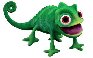 Pascal the pet chameleon smiling