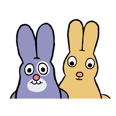 Peep characters Two Bunnies