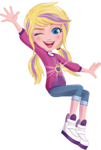Polly is my homegirl png hand drawn png polly pocket sublimation polly pocket png 90s png