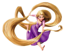 Rapunzel running