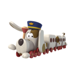 Tickety Toc Pufferty the train