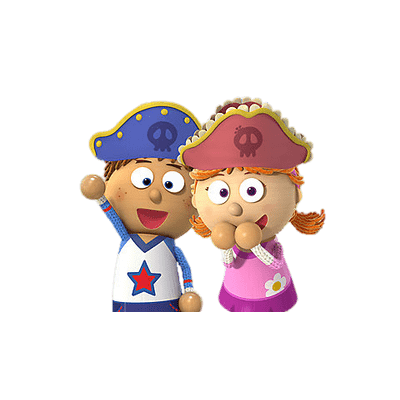 Tickety Toc Tommy and Tallulah pirates