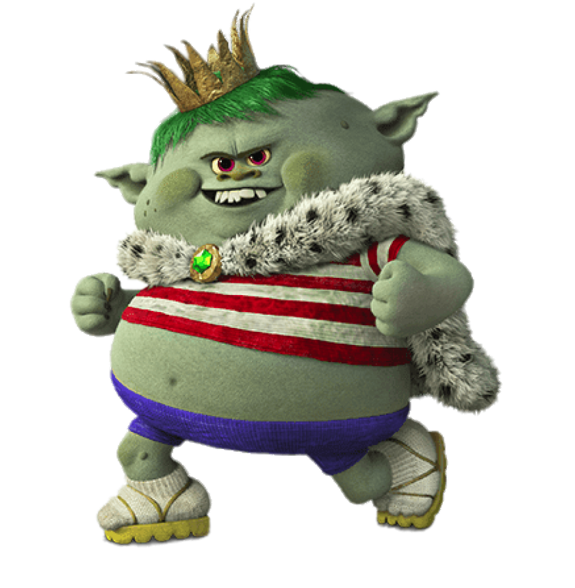 Trolls character King Gristle Jr