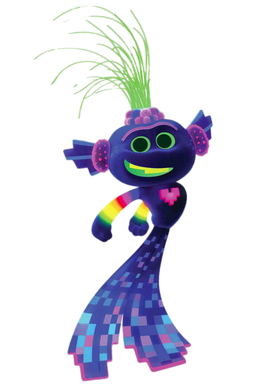 Check out this transparent Trolls character King Trollex PNG image