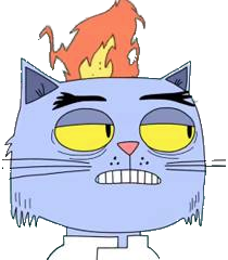 Wishfart Character Fireball Cat