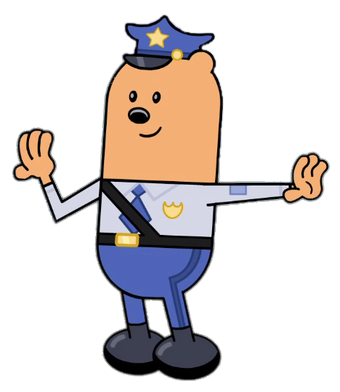 Wubbzy character Policeman