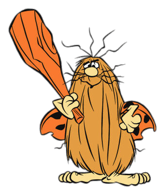 Check Out This Transparent Captain Caveman With Large Club Png Image
