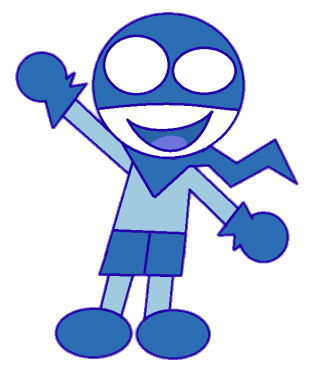 ChalkZone character Snap fist up
