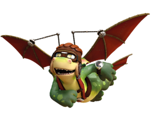 Digby Dragon with extra wings
