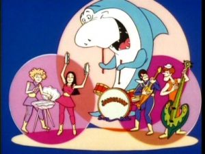 Jabberjaw and musicians