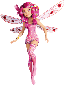 Mia the elf with open wings