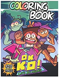 OK K.O. Lets be heroes Colouring book