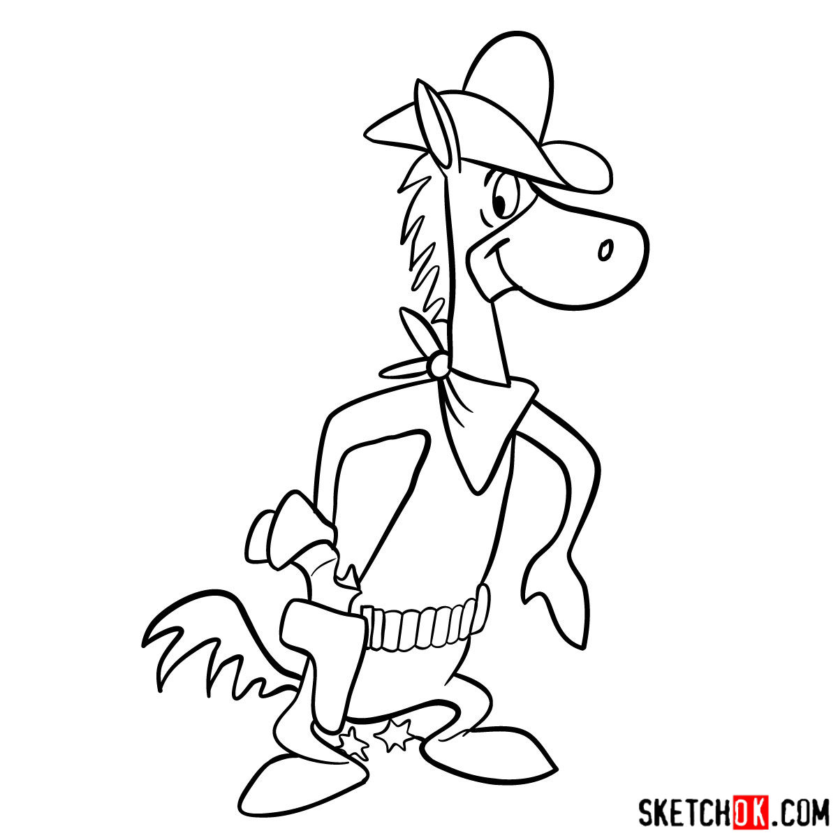 quick draw mcgraw coloring pages