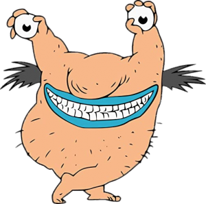 Real Monsters character Krumm smiling
