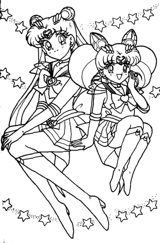 Sailor Moon and friend