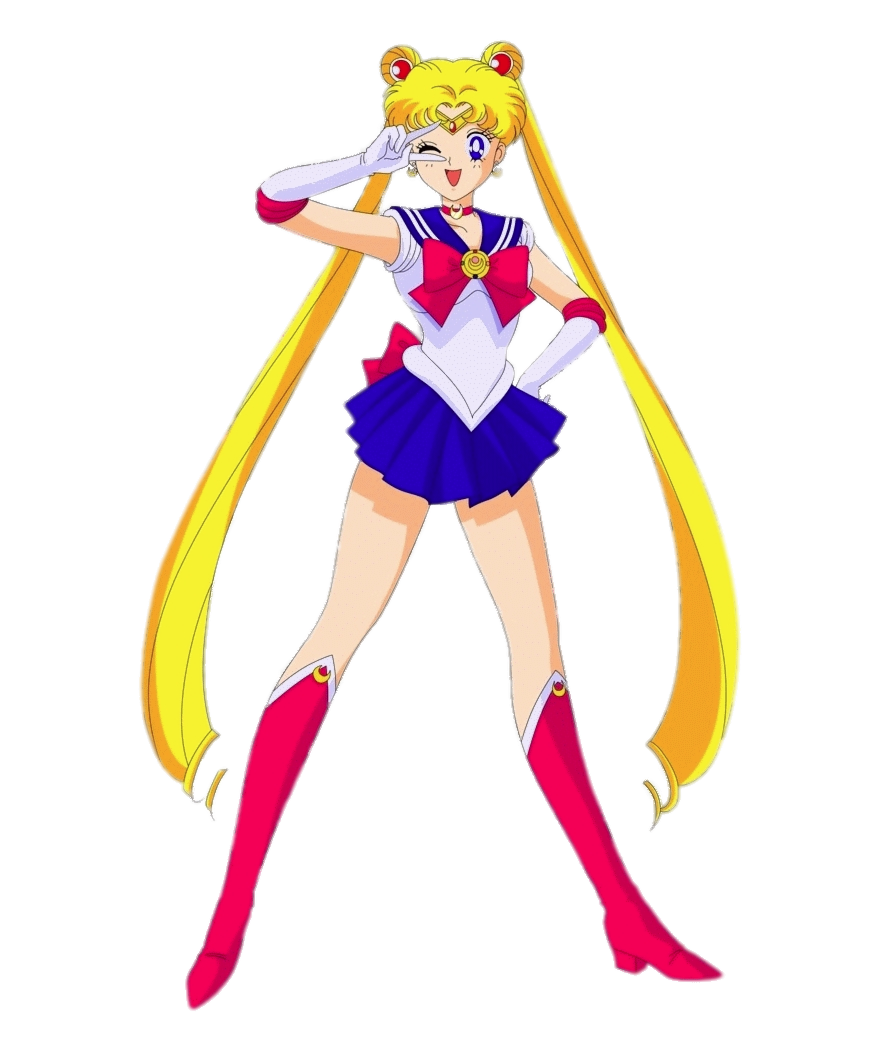 Check out this transparent Sailor Moon one eye closed PNG image