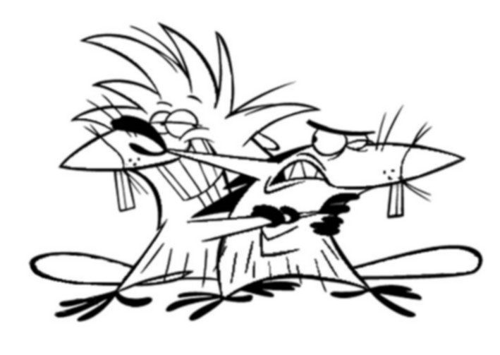 The Angry Beavers love hate