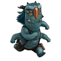 Trollhunters characters Blinky running