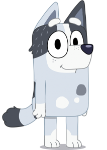Check out this transparent Bluey character Trixie Heeler PNG image