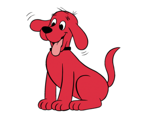 Clifford the Big Red Dog excited