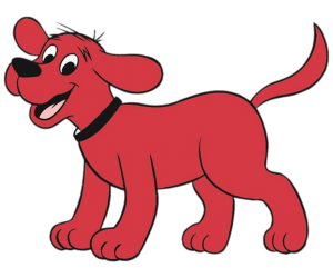 Clifford the Big Red Dog happy