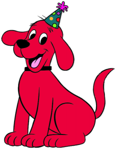 Clifford the Big Red Dog party hat