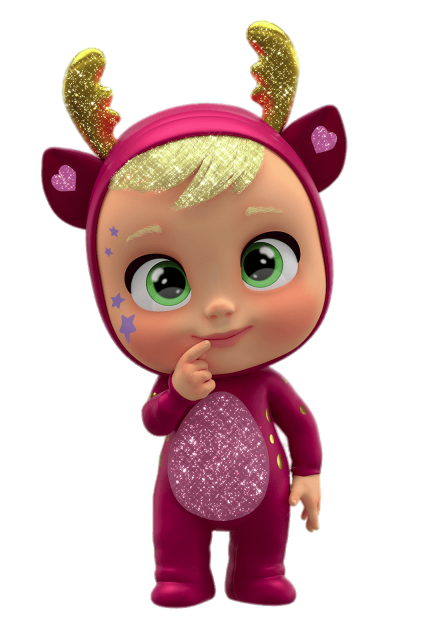 Check out this transparent Cry Babies character Rosie PNG image