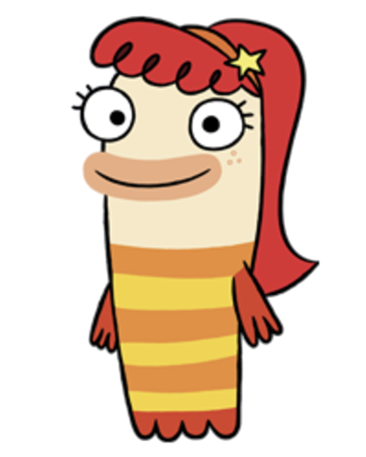 Check out this transparent Fish Hooks character Bea PNG image