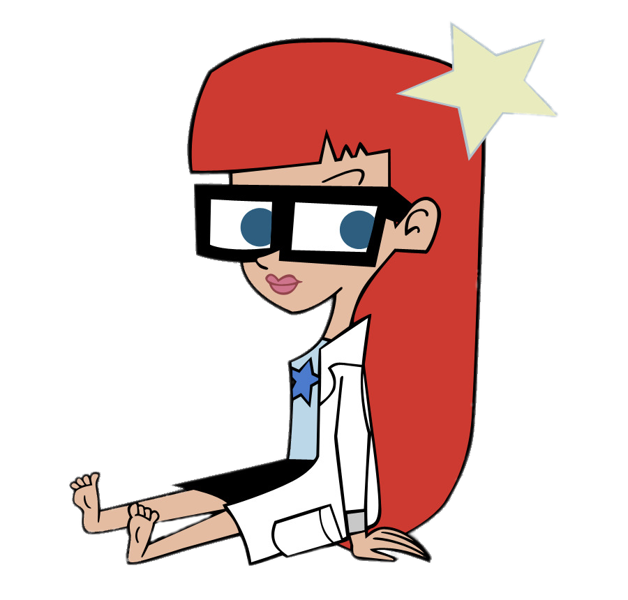 Johnny Test character Susan Test sitting