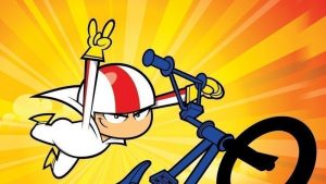 Kick Buttowski with bike