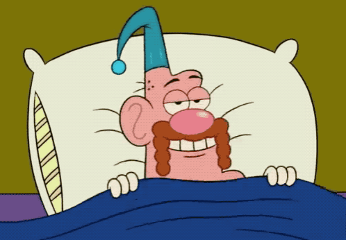 Uncle Grandpa in bed