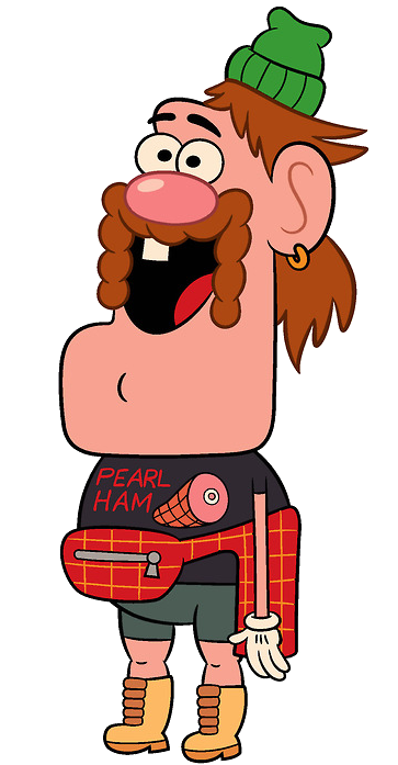 Uncle Grandpa with Pearl Ham T-shirt