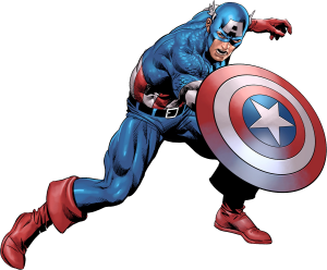 Avengers Assemble Captain America holding Shield