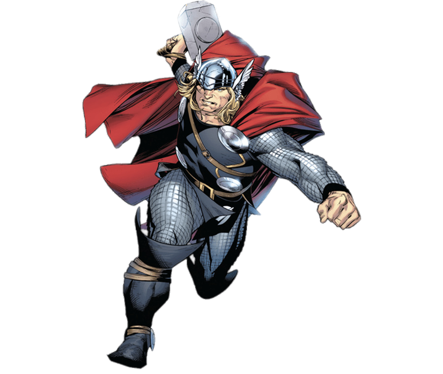 Check out this transparent Avengers Assemble Thor Running PNG image