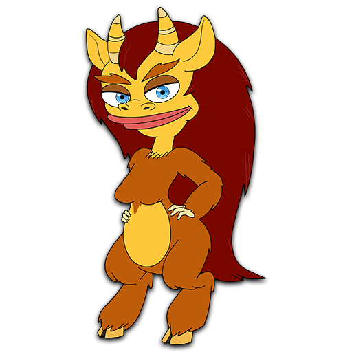 Big Mouth Connie the Hormone Monster.