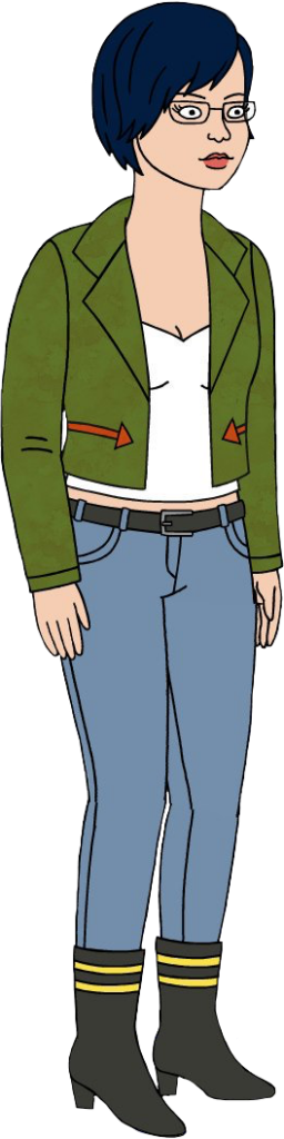 BoJack Horseman character Diane with Short Hair