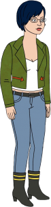 BoJack Horseman character Diane with Short Hair