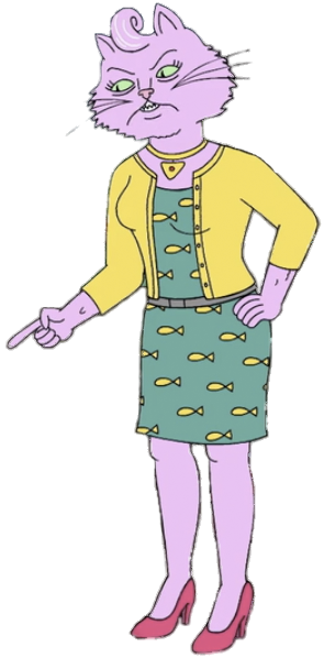 BoJack character angry Princess Carolyn