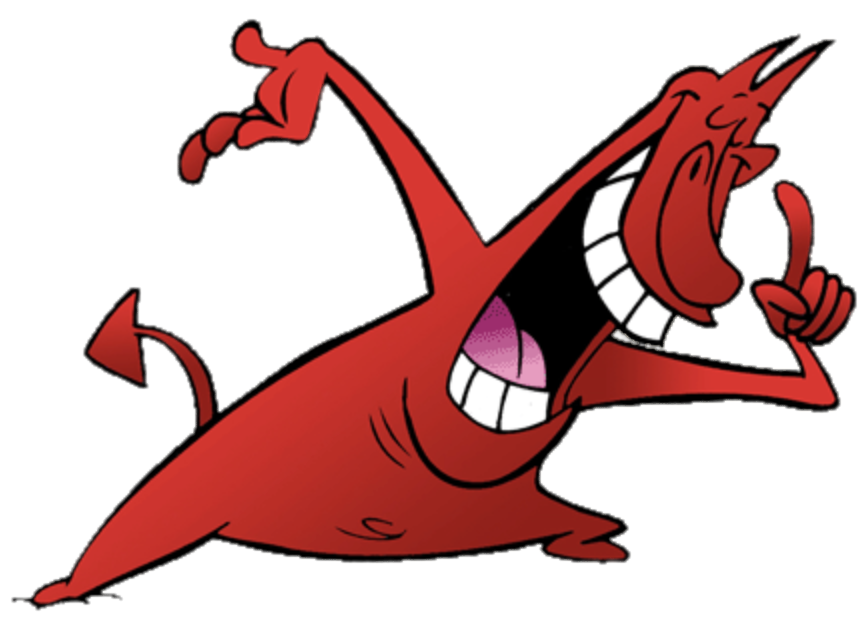 Cow and Chicken character Red Guy